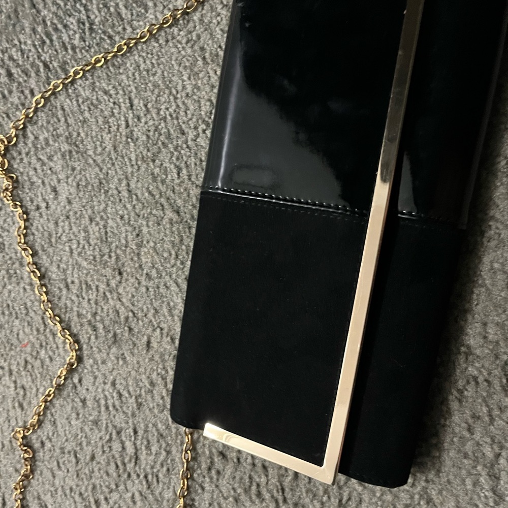 Blk n gold new Aldo  purse